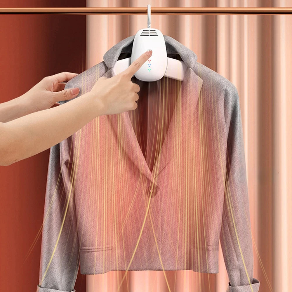 Détail de la stérilisation UV sur les vêtements